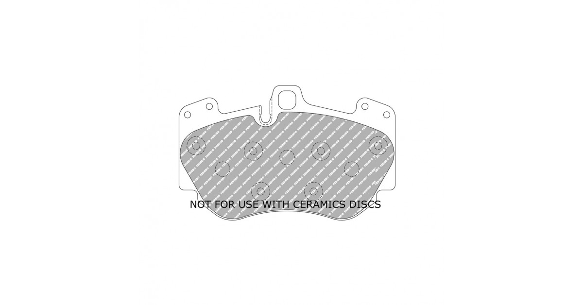 Plaquettes de frein Ferodo DS2500 avant pour AUDI RS4 RS4 quattro 09.05 - 06.08 étrier BREMBO