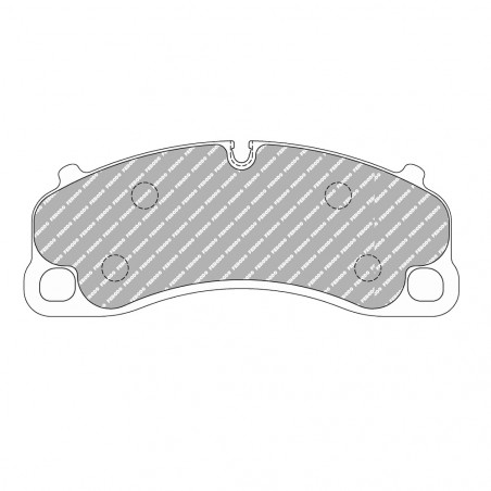 Ferodo DS 2500 brake pads front for PORSCHE 911 3.8 GT3 08.13 -  caliper BREMBO