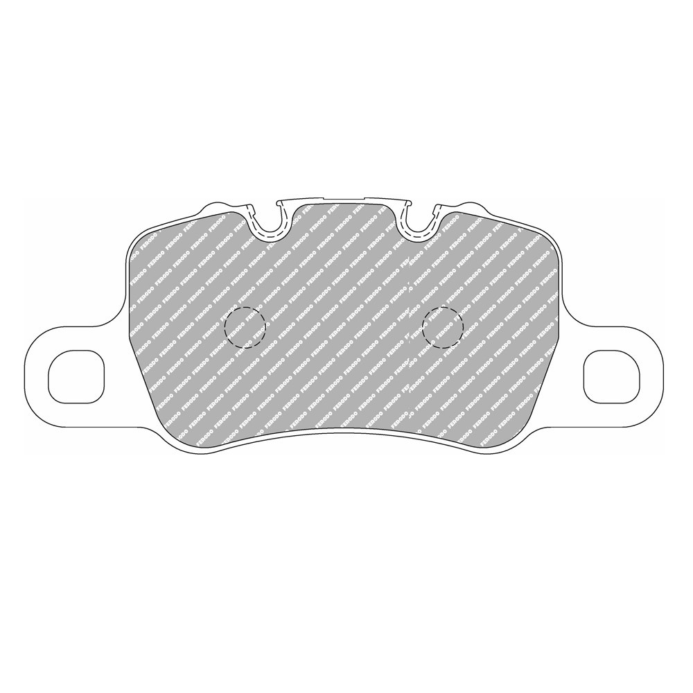 Ferodo DS 2500 brake pads rear for PORSCHE 911 3.8 GT3 08.13 -  caliper BREMBO - F-CP4665H - FCP4665H - 3661768788684