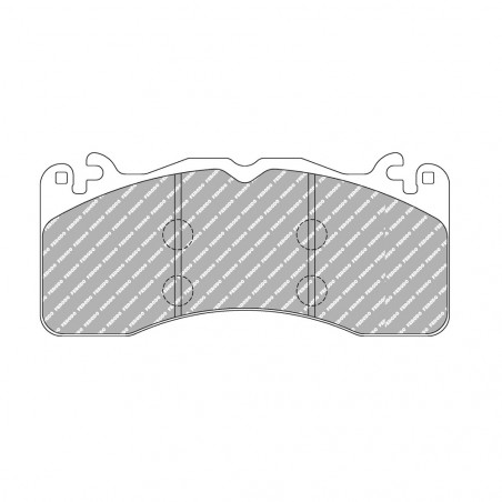 Plaquettes de frein Ferodo DS2500 avant pour AUDI RS6 RS6 performance quattro 11.15 -  étrier BREMBO