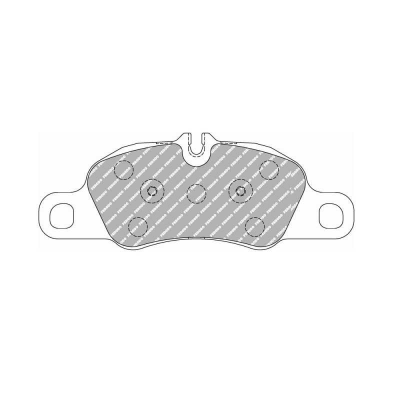 Ferodo DS2500 remblokken voor PORSCHE Boxster 2.0 04.16 - remklauw BREMBO - F-CP4805H - FCP4805H - 3661768788783