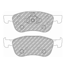 Ferodo DS2500 remblokken voor FORD Fiesta 1.0 EcoBoost 01.17 - remklauw ATE - F-CP4816H - FCP4816H - 3661768788820