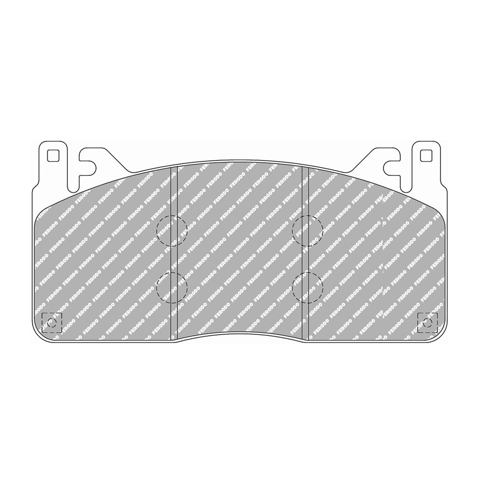 Pastiglie freno anteriori Ferodo DS2500 per FORD Mustang GT350 Hummingbird 01.16 - pinza BREMBO - F-CP4835H - FCP4835H - 3661768788844
