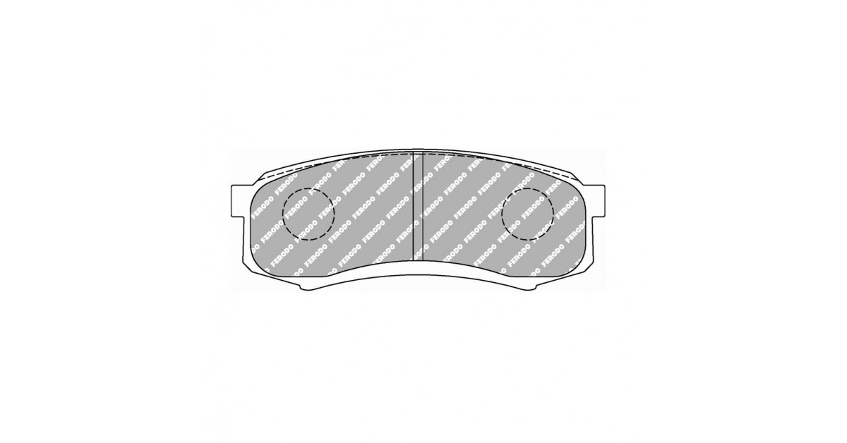 Pastiglie freno posteriore Ferodo DS2500 per LAND CRUISER (LJ12, KDJ12, KZJ12, GRJ12, TRJ12) - pinza SUMITOMO