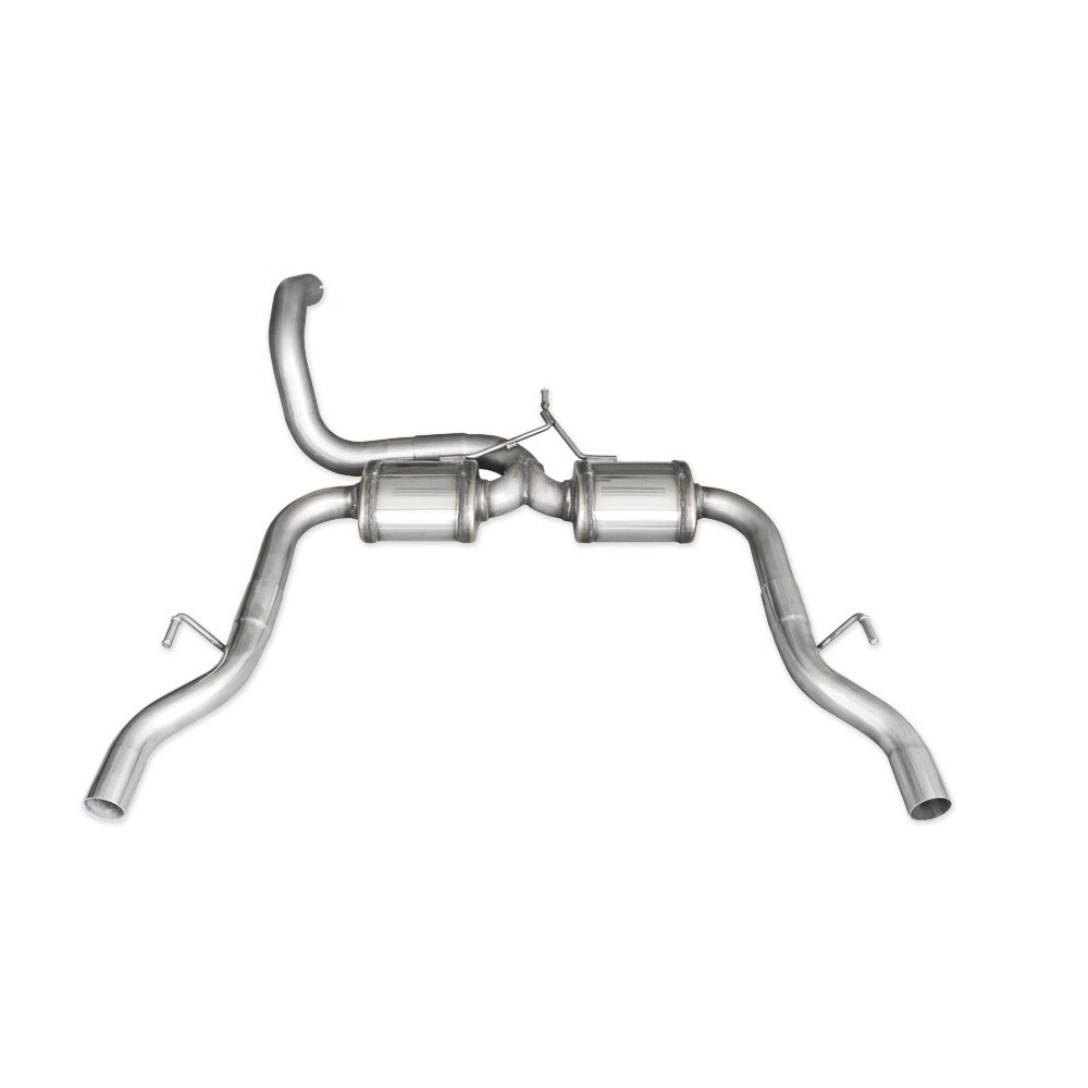 2 Achterste uitlaatdemper Inoxcar diameter 54 rechts+links Peugeot 308 GTI 1.6 - IC-PE3080354 - PE308.03.54 - 3661768543573