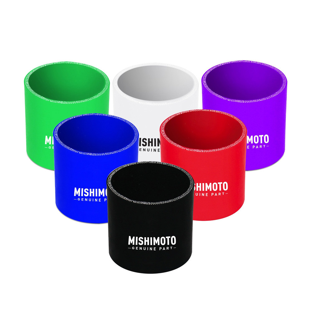 Mishimoto 63,5 mm rechte siliconen koppeling - MM-CP-25S.B - MMCP-25SBL