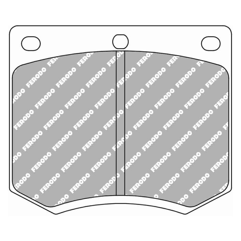 Ferodo DSUNO remblokken voor AC ME 3000 3.0 E,M 01.75 - 12.81 remklauw LUCAS/TRW - F-CP167Z - FCP167Z - 3661768787960