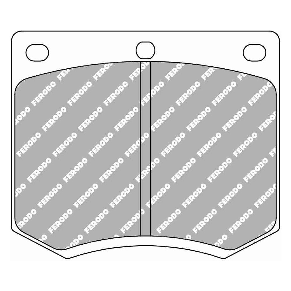 Ferodo DSUNO brake pads front for AC ME 3000 3.0 E,M 01.75 - 12.81 caliper LUCAS/TRW - F-CP167Z - FCP167Z - 3661768787960
