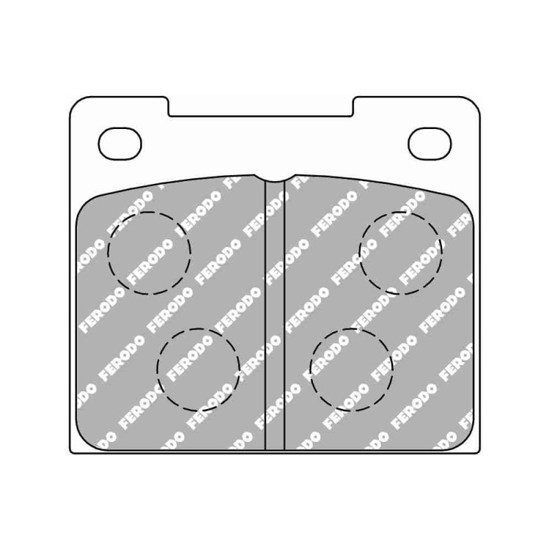 Ferodo DSUNO remblokken voor CATERHAM Super Seven Cabrio 1.4 i 01.97 - LUCAS/TRW remklauw - F-CP809Z - FCP809Z - 3661768789179
