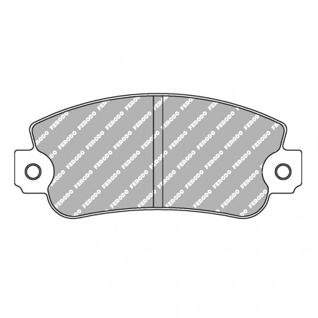 Ferodo DSUNO brake pads front for AUTOBIANCHI Y10 1.0 01.90 - 12.96 caliper BENDIX