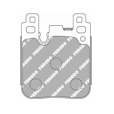 Ferodo DSUNO remblokken achter voor BMW 1 Reeks 114 d 10.12 - Brembo remklauw - F-CP4663Z - FCP4663Z - 3661768788622