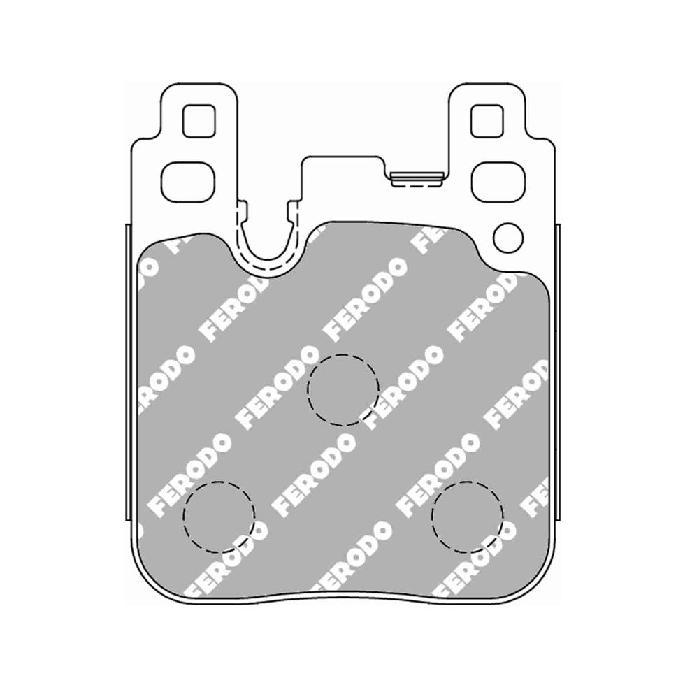 Plaquettes de frein Ferodo DSUNO arrière pour BMW 1 Series 114 d 10.12 -  étrier Brembo - F-CP4663Z - FCP4663Z - 3661768788622