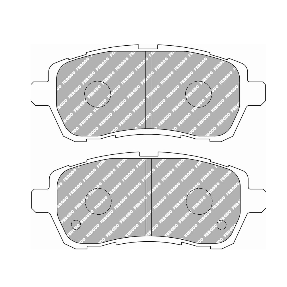 Ferodo DSUNO remblokken voor FORD Fiesta 1.2 16V 08.08 - LUCAS/TRW remklauw - F-CP4426Z - FCP4426Z - 3661768788530