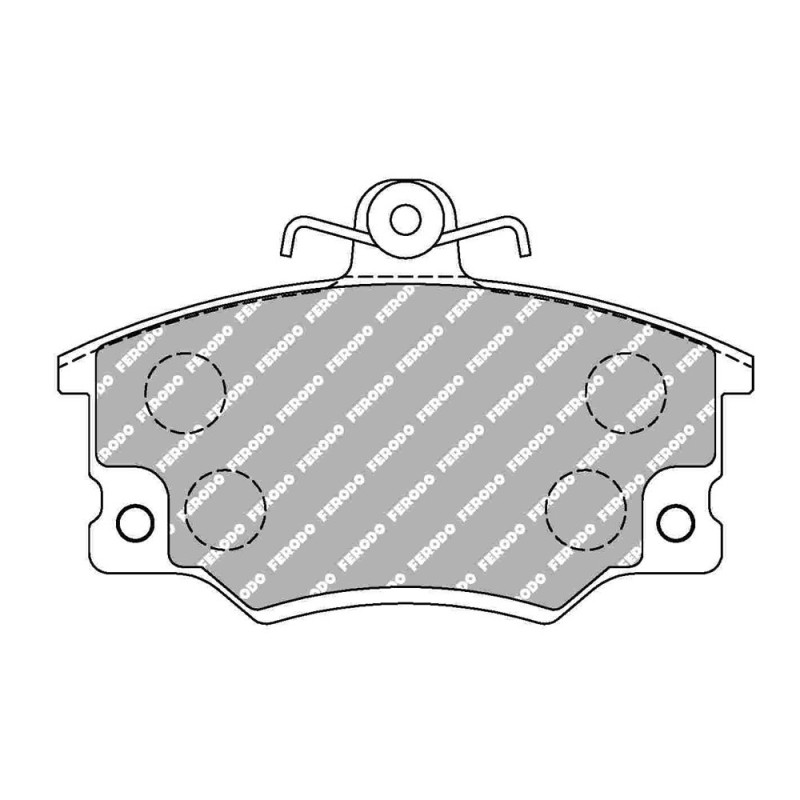 Ferodo DSUNO remblokken voor ABARTH Ritmo 125 TC 2.0 11.81 - 12.87 LUCAS/TRW remklauw - F-CP370Z - FCP370Z - 3661768788226