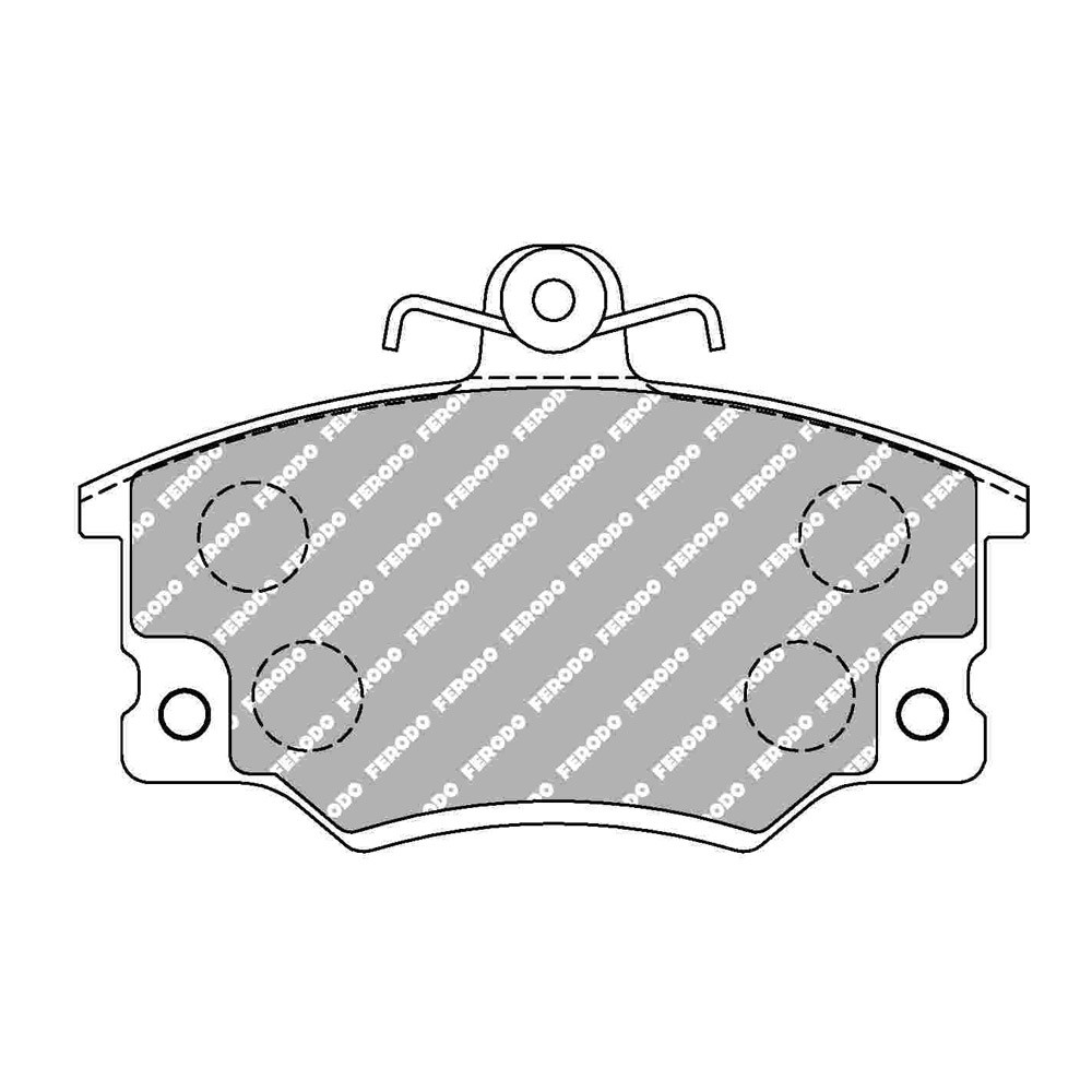 Pastiglie freno anteriori Ferodo DSUNO per ABARTH Ritmo 125 TC 2.0 11.81 - 12.87 pinza LUCAS/TRW - F-CP370Z - FCP370Z - 3661768788226