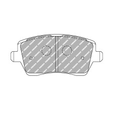 Ferodo DSUNO remblokken voor NISSAN Micra 1.2 i K12 16V 01.03 - LUCAS/TRW remklauw - F-CP1617Z - FCP1617Z - 3661768787861