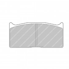 Pastiglie freno posteriore Ferodo DSUNO per MITSUBISHI Lancer EVO IX-X Gr.N Asphalt 01.06 - pinza BREMBO