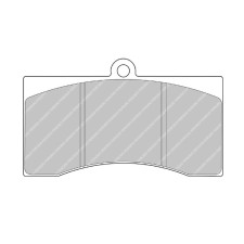 Ferodo DSUNO remblokken voor ASTON MARTIN Vantage 5.3 (massieve remschijf achter) 01.93 - 12.97 remklauw BREMBO - F-RP217Z - FRP217Z - 3661768791417