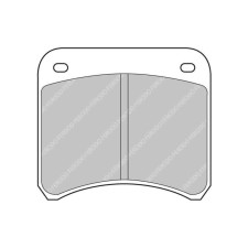 Ferodo DSUNO remblokken achter voor RENAULT Clio Super 1600 01.01 - remklauw AP RACING - F-CP342Z - FCP342Z - 3661768788189