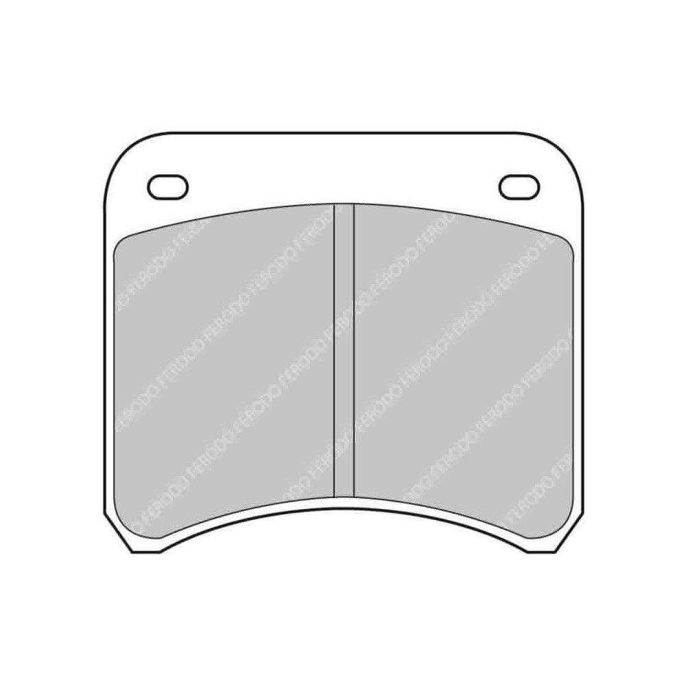 Ferodo DSUNO brake pads rear for RENAULT Clio Super 1600 01.01 -  caliper AP RACING - F-CP342Z - FCP342Z - 3661768788189