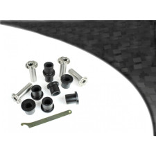 Silent-Bloc Powerflex Zwart Achterarm Exterieur + Interieur BMW E30 (4 Stuks) - PF-R5306G-4N - PFR5-306GBLK - 5055676525031