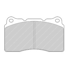 Ferodo DS3.12 remblokken voorrem voor SUBARU WRX/STI 02- remklauw BREMBO - F-RP3067G - FRP3067G - 3661768791837