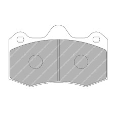 Ferodo DS3.12 remblokken voor LOTUS Evora 3.5 05.09 - remklauw AP RACING - F-RP3083G - FRP3083G - 3661768791998
