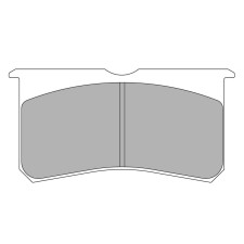 Ferodo DS3.12 remblokken voor FORD Fiesta R2 (Asfalt) 10.09 - remklauw AP RACING - F-RP3116G - FRP3116G - 3661768792414