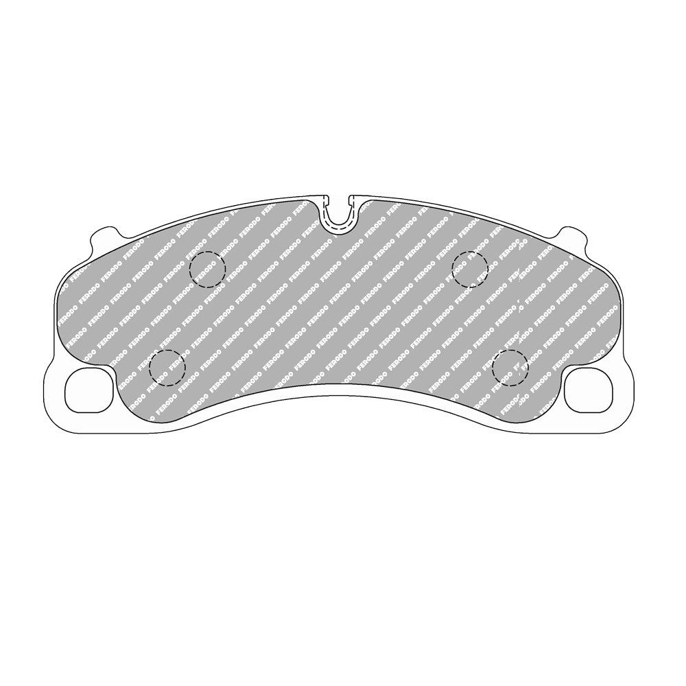 Plaquettes de frein Ferodo DS3.12 avant pour PORSCHE 911 3.8 GT3 08.13 -  étrier BREMBO - F-CP4664GB - FCP4664GB - 3661768788639