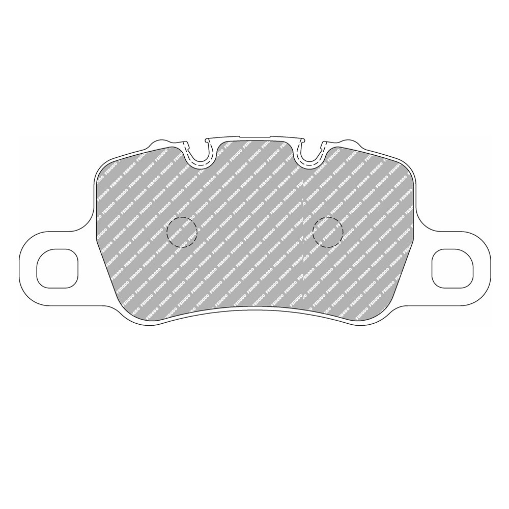 Pastiglie freno posteriore Ferodo DS3.12 per PORSCHE 911 3.8 GT3 08.13 - pinza BREMBO - F-CP4665GB - FCP4665GB - 3661768788677