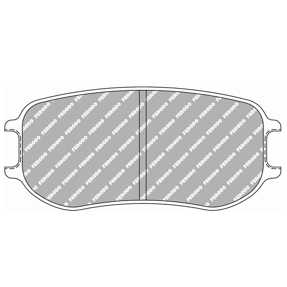Ferodo DS3.12 brake pads rear for PORSCHE 911 GT3 Cup 01.13 -  caliper PFC - F-RP3152GB - FRP3152GB - 3661768792759