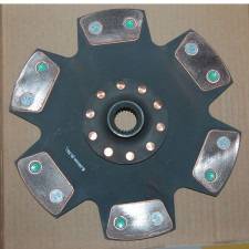 Koppelingsplaat AP-Racing 6 pads stijf 184mm 1.00x23-7.11 - AP-CP4946-20 - CP4946-20:SEAT - 3661768371718