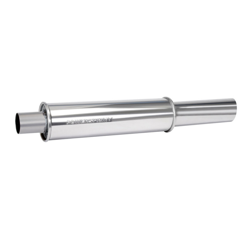 POWERSPRINT Einddemper uitlaat diameter 76mm STAINLESS STEEL - PS-906012 - 906012