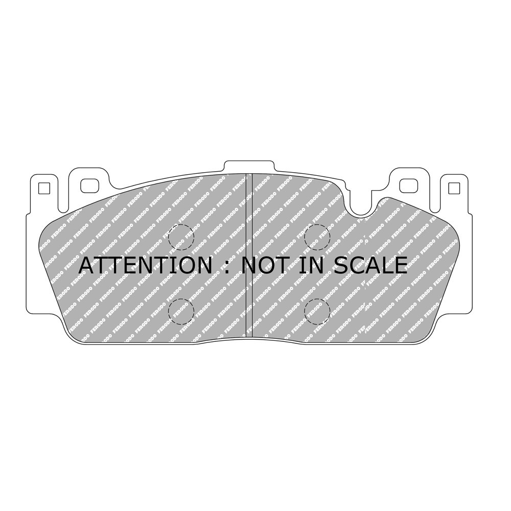 Ferodo DS Uno remblokken BMW M5 F10 Voor - F-CP4712Z - FCP4712Z - 3661768753781