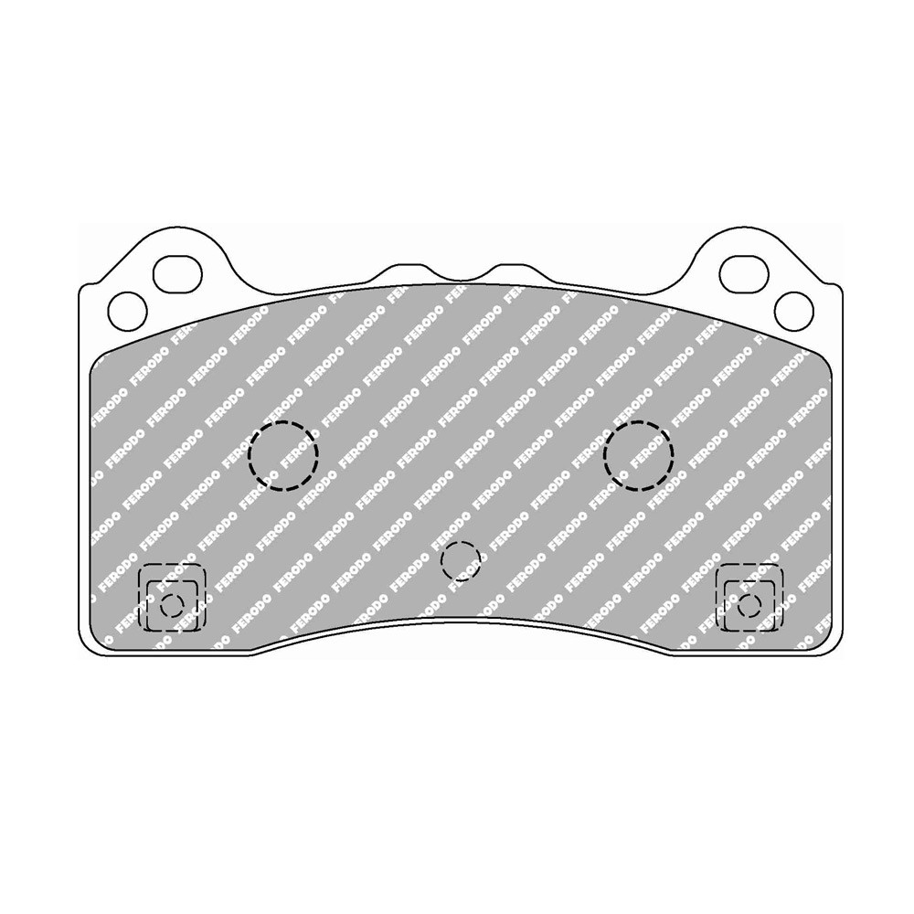 Ferodo DS1.11 front brake pads Ford Focus III 2.3 RS - F-CP4830W - FCP4830W - 3661768753804
