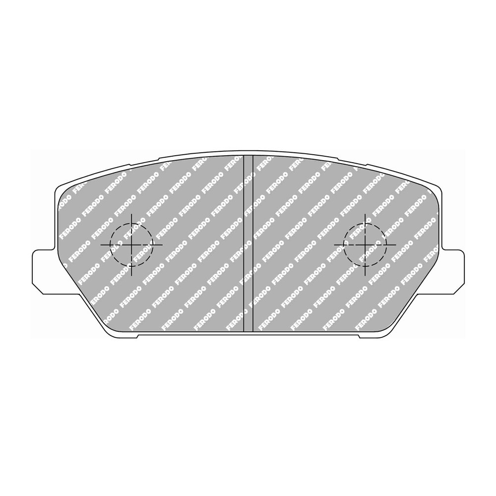 Ferodo DS3.12 front brake pads Hyundai i30 2.0N after 1997 - F-CP5099GB - FCP5099GB - 3661768753835