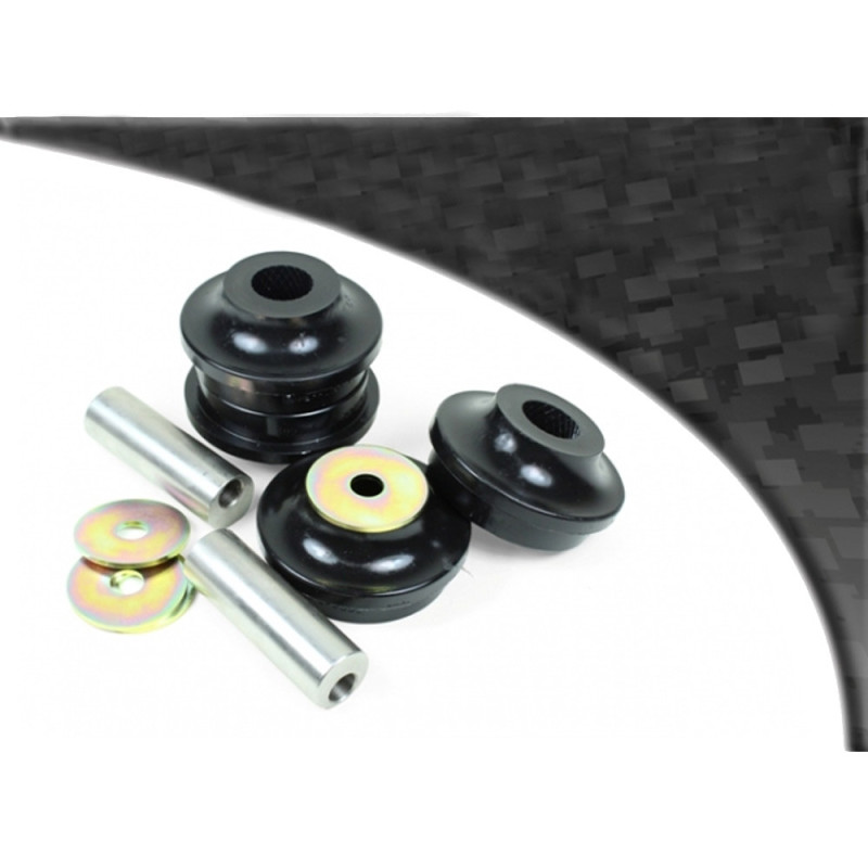 POWERFLEX zwarte silent block voorarm met verstelbaar caster voor BMW F80 M3 - PF-F54001G-2N - PFF5-4001GBLK - 5055676521613
