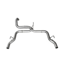 Achterbuis zonder demper Inoxcar uittredediameter 54 Rechts en links Peugeot 308 GTI 270 - IC-PE3080254 - PE308.02.54 - 3661768543566