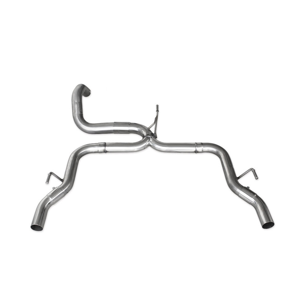 Inoxcar Rear Pipe without muffler outler diameter 54 Right and Left Peugeot 308 GTI 270 - IC-PE3080254 - PE308.02.54 - 3661768543566