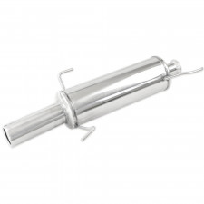 Terminal Echappement Inox Inoxcar Peugeot 306 1.8 16v Avant 2001 1x80mm
