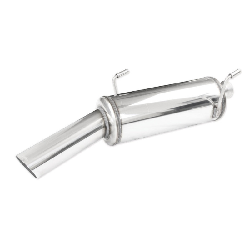 Aansluiting Inox Inoxcar Peugeot 206 GT WRC 135pk 1x90mm Rally - IC-PE2060890RA - PE206.08.90RA - 3661768263709