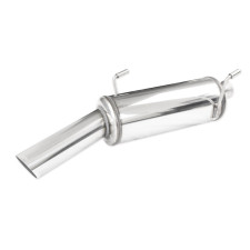 Aansluiting Inox Inoxcar Peugeot 206 GT WRC 135pk 1x90mm Rally - IC-PE2060890RA - PE206.08.90RA - 3661768263709
