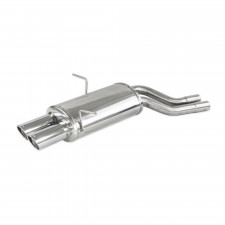 Terminale Scarico Inoxcar BMW E46 320ci 2x80mm X-Race