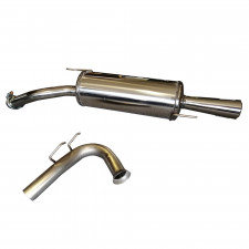 Inoxcar Stainless Steel Rear Exhaust Renault Clio 1 16s After 1996 Type Devil