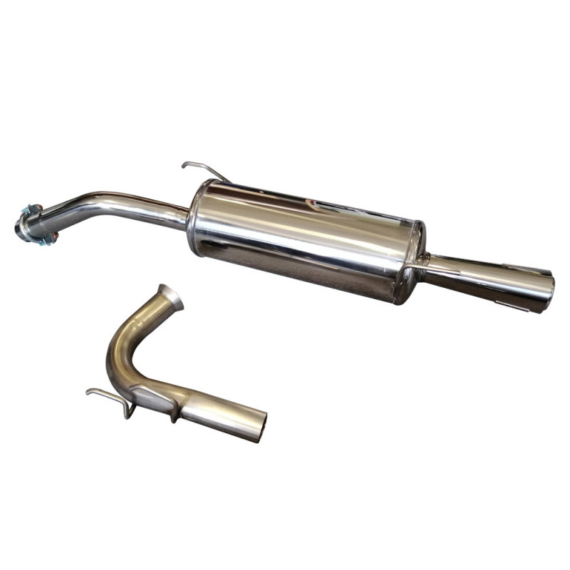 Terminal Inox Inoxcar Renault Clio 1 16s Après 1996 "Type Duivel - IC-RECL04TYPED - RECL.04.TYPE.D - 3661768576366