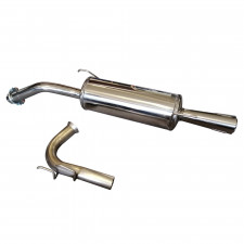 Inoxcar Stainless Steel Rear Exhaust Renault Clio 1 16s After 1996 Type Devil
