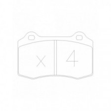 GT2i Club Front brake pads for PEUGEOT 208 I 1.6i 16V THP GTi 200 hp 2012-19 - Brake calipers Brembo