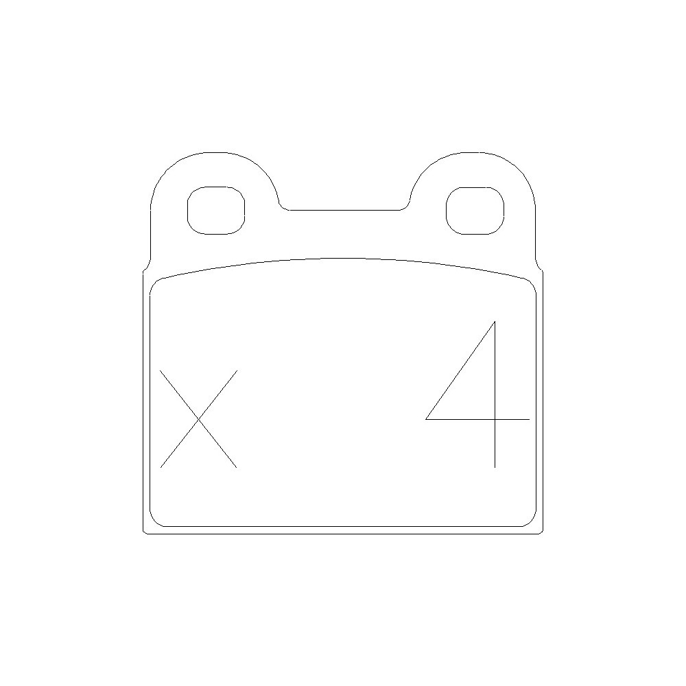 Plaquettes de frein GT2i Race Arrière pour PORSCHE 911 2.7, 3.0, 3,2 Rallye - Etriers de frein Ate - GT-PR0021T - 3661768552919