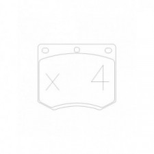 GT2i Race Rear brake pads for FORD Escort 1.1, 1.3, 1.6 RS, 2.0 RS 1973-80 - Brake calipers Girling