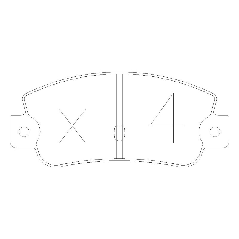 GT2i Race Rear brake pads for LANCIA Delta 2.0i 16V Turbo Integrale Gr N - Brake calipers Bendix - GT-PR0650T - 3661768553077